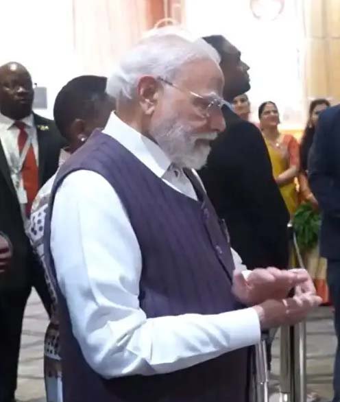 எத்தியோப்பியாவில் ஒலித்த வந்தே மாதரம்: உற்சாகத்துடன் கண்டு ரசித்த பிரதமர் மோடி